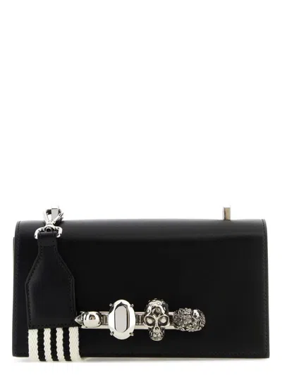 Alexander Mcqueen Women's Leather The Knuckle Satchel Crossbody Bag