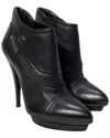 Alexander Mcqueen Women's Leather Zipped Biker Platform Bootie (authentic Pre-  Loved) In Multi