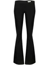 Alexander Mcqueen Tailored Flared Trousers Fitted Waistband In Black