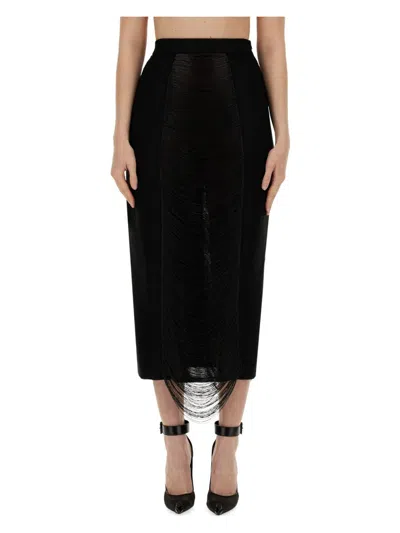 ALEXANDER MCQUEEN WOMEN'S LONG SKIRT