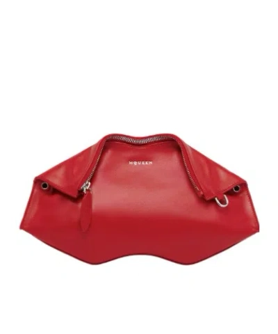 Alexander Mcqueen Women's Manta Clutch In Red