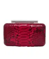 Alexander Mcqueen Women's Mcqueen T-bar Box Clutch In Fuchsia