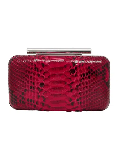 Alexander Mcqueen Women's Mcqueen T-bar Box Clutch In Fuchsia