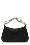 Alexander Mcqueen Mini T-bar Chain Shoulder Bag In Black