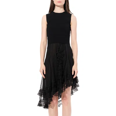 Alexander Mcqueen Women's Mini Dress In Black
