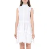 Alexander Mcqueen Women's Mini Dress In White