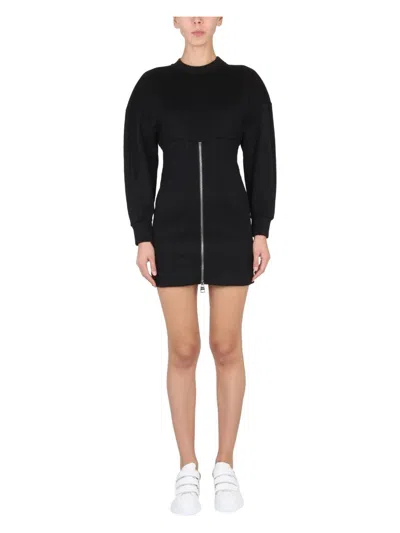 ALEXANDER MCQUEEN WOMEN'S MINI DRESS WITH COCOON SLEEVES