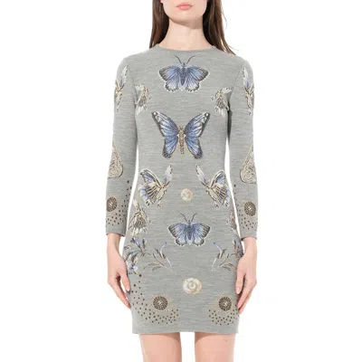 Alexander Mcqueen Women's Mini Jacquard Dress In 1480