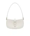 Alexander Mcqueen Women's Mini T-bar Shoulder Bag In Ivory