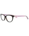 Alexander Mcqueen Women's Mq0294op 53mm Optical Frames In Brown