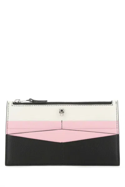 Alexander Mcqueen Women Multicolor Leather Pouch