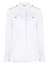 Alexander Mcqueen Alexander Mc Queen Organic Cotton Shirt In White