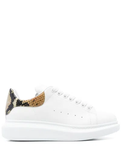 ALEXANDER MCQUEEN ALEXANDER MCQUEEN WOMEN OVERSIZE LEATHER SNEAKERS