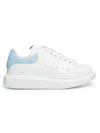 Alexander Mcqueen Women's Oversized Embossed Logo Colorblocked Suede Sneakers In Multi