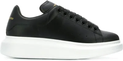 ALEXANDER MCQUEEN WOMEN'S OVERSIZED LEATHER SNEAKERS