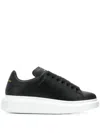 Alexander Mcqueen Round Head Lacing Low-cut Casual Sneakers In Multicolor