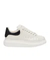 Alexander Mcqueen Oversized Lace-up Sneakers In Off-white/black