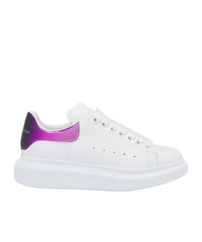 Alexander Mcqueen Women's Oversized Sneaker In White/pink In Multi