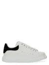 Alexander Mcqueen Oversize Sneakers In White And Beige Calf Leather In White