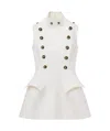 Alexander Mcqueen Day Mini Dress In White