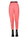 Alexander Mcqueen Pants Peg Leg In Pink