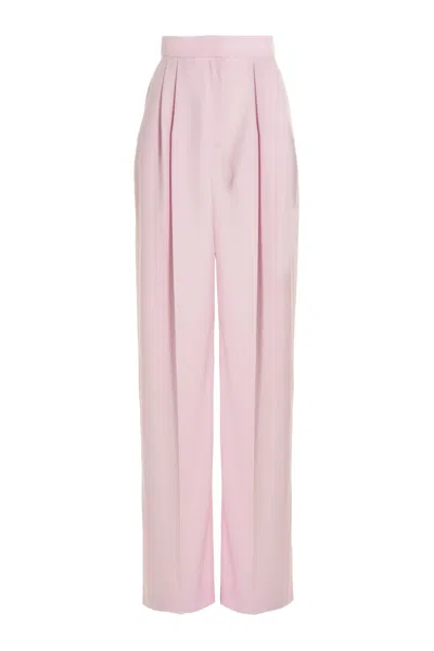 Alexander Mcqueen Mcqueen Women Pants With Front Pleats In Pink