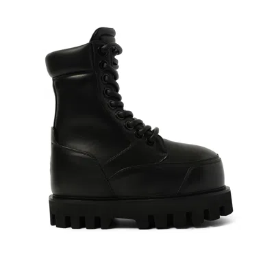 Alexander Mcqueen Women's Parachute Ankle Boots In Black