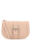 Alexander Mcqueen Women Pastel Pink Leather Mini Satchel Crossbody Bag