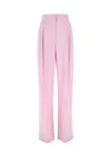Alexander Mcqueen Double Pleat Wide Leg Trousers