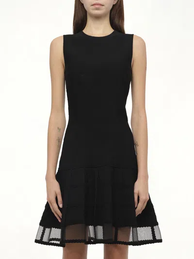 Alexander Mcqueen Women's Patchwork Mini Dress