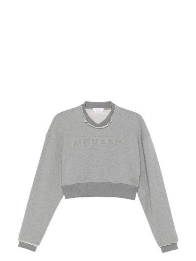 ALEXANDER MCQUEEN WOMEN'S POLYESTER COTTON SWEATERS