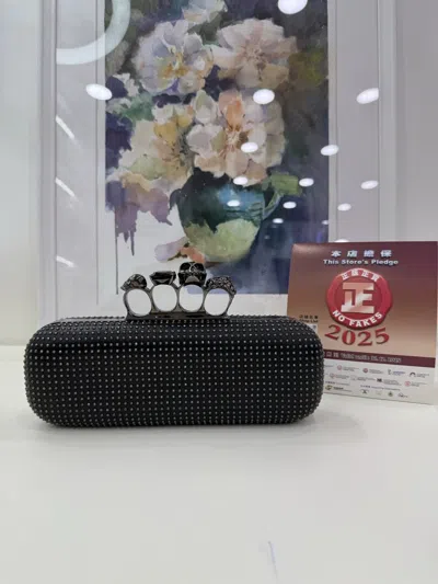 Alexander Mcqueen Women Pre-loved Bag Very Good Condition In Black