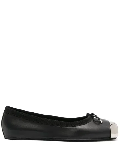 Alexander Mcqueen Women Punk Ballet Flat In Black