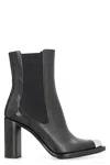 Alexander Mcqueen Alexander Mc Queen Punk 90mm Leather Chelsea Boots In Black