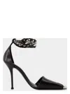 Alexander Mcqueen Punk Pumps In Black