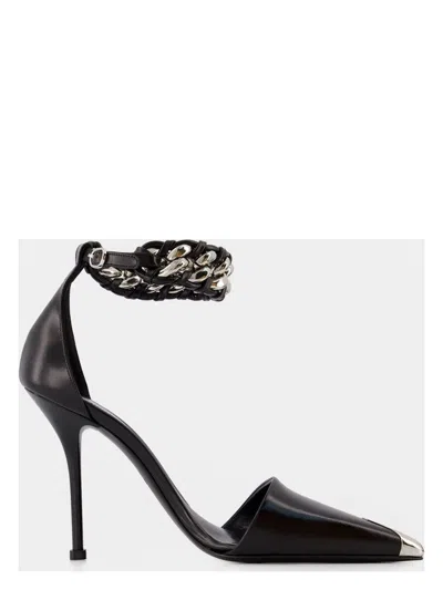 ALEXANDER MCQUEEN WOMEN'S PUNK PUMPS