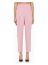 Alexander Mcqueen Alexander Mc Queen Pink Regular Trousers With Pleats