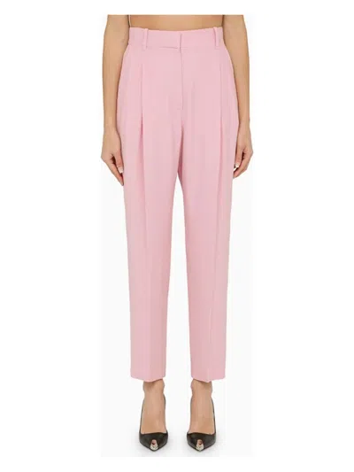 ALEXANDER MCQUEEN WOMEN'S REGULAR TROUSERS WITH PLEATS