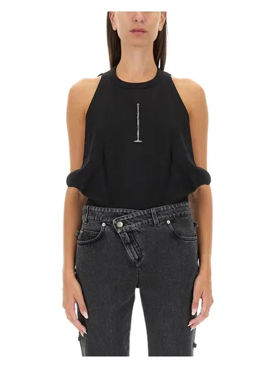 ALEXANDER MCQUEEN WOMEN'S RIBBED TANK TOP