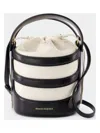Alexander Mcqueen The Rise Nappa Leather Bucket Bag In Black