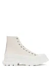 Alexander Mcqueen 45mm Tread Slick Canvas Combat Boots