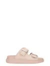Alexander Mcqueen Oversize Hybrid Sandal In Nude