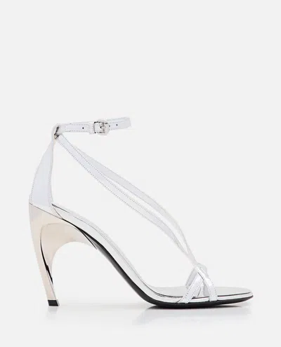 ALEXANDER MCQUEEN ALEXANDER MCQUEEN WOMEN SANDAL W/METAL HEEL