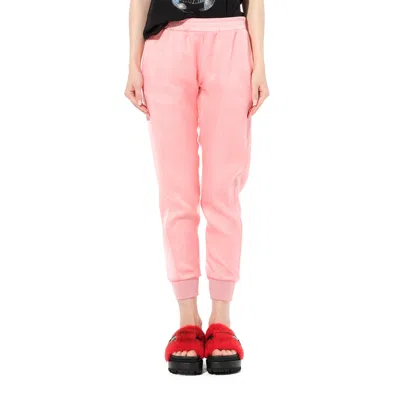 Alexander Mcqueen Women's Satin Organza Jogger In Anemone