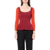 Alexander Mcqueen Women's Scoop Knitwear In Rose