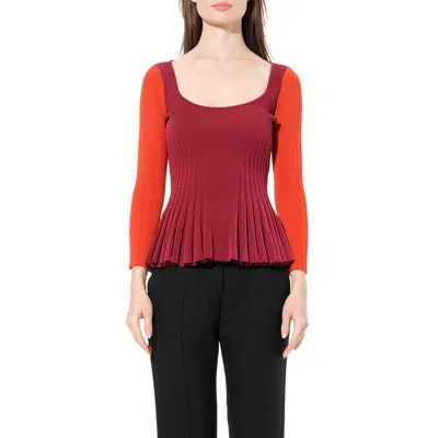 Alexander Mcqueen Women's Scoop Knitwear In Rose