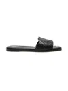 Alexander Mcqueen Flat Sandals In Black