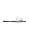 Alexander Mcqueen Sandali Seal In Silver