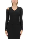 Alexander Mcqueen Women Shirt Cut Out In Black