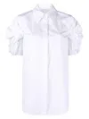 Alexander Mcqueen Woman Shirt White Size 6 Cotton In White